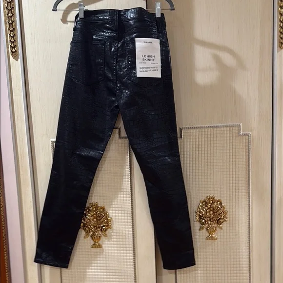 Frame Denim Black Skinny Jeans - Picture 6 of 6